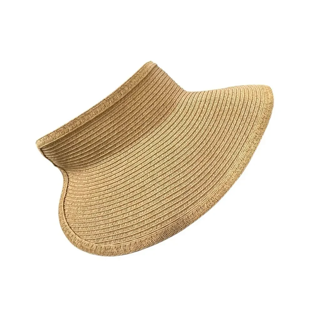San Diego Hat Co. Paper Straw Sun Visor Hat One Size Wide Brim Adjustable - Picture 2 of 10